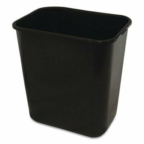 Impactprod Impact, SOFT-SIDED WASTEBASKET, RECTANGULAR, POLYETHYLENE, 28 QT, BLACK 77025